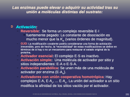 Casos de activación posibles